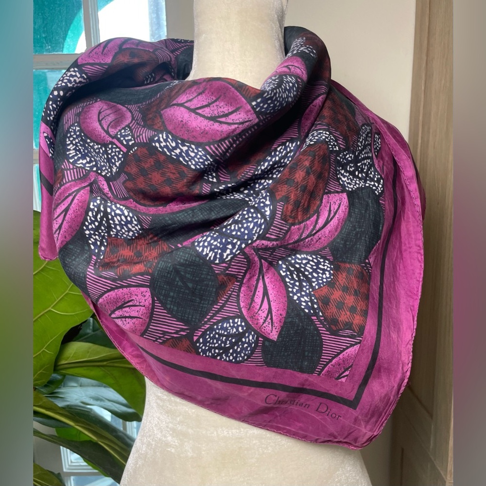 90s Christian Dior Scarf